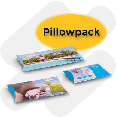 Pillowpack cadeaubonverpakking